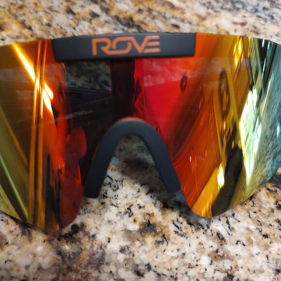 ROVE Performance Sports Sunglasses UV400 Mirrored Lens Cycling Running Unisex Ad - Picture 12 of 14